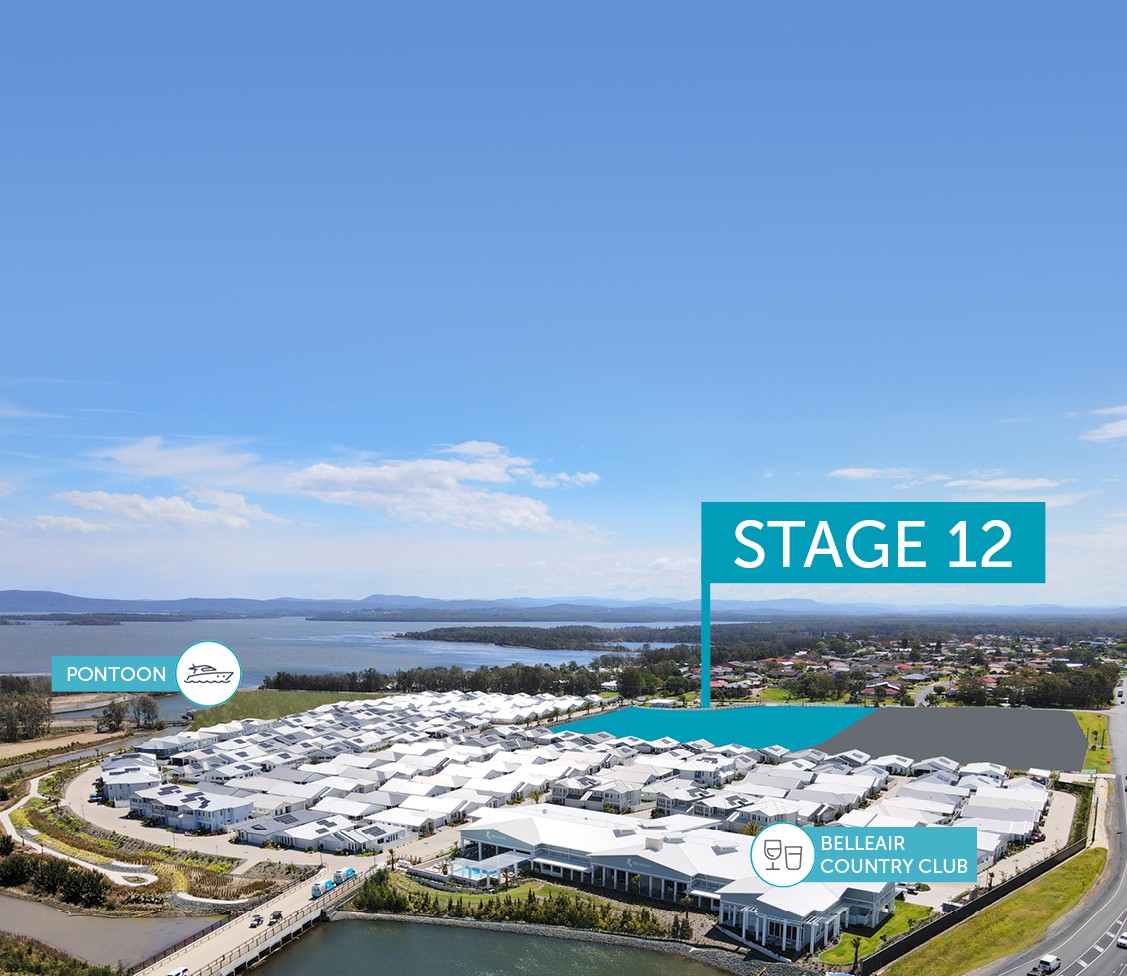 palm lake resort forster lakes stage 12 release aerial tall