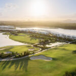 palm lake resort pelican waters location aerial 1000x1000
